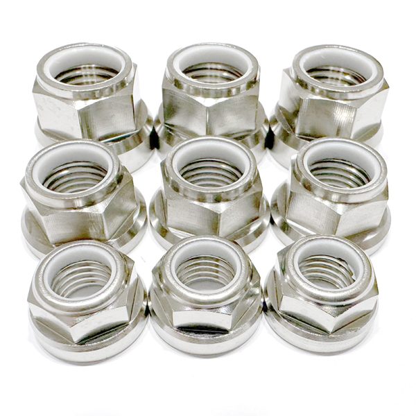 Titaium Nylon Insert Hex Lock Nuts 2